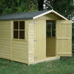 Shire Guernsey 10' x 7' Apex Shed - Premium Pressure Treated Shiplap