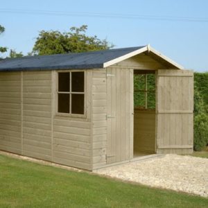 Shire Jersey 7' x 13' Apex Shed - Premium Pressure Treated Shiplap