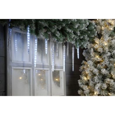 10 x Christmas String Infinity Light White Outdoor 120 LED - 1.8m