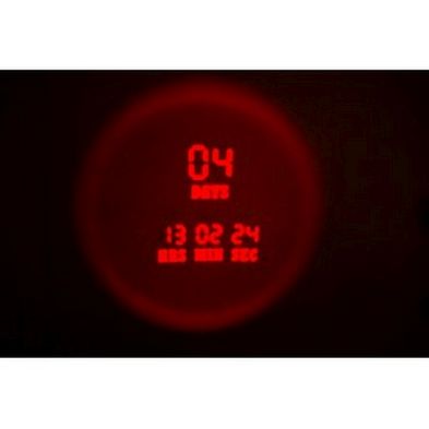 Christmas Projector Countdown Clock Animated Red Outdoor