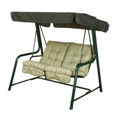 Cotswold Garden Swing Seat by Glendale - 2 Seats Sage Cushions