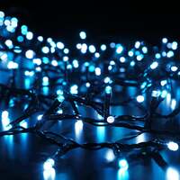 Noma Ice Blue Outdoor Decor Christmas Tree LED Lights With Green Cable 480, 720, 960, 2000, 480 Bulbs
