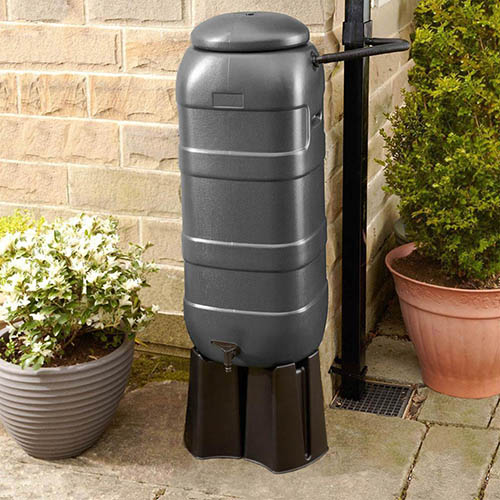 100L Water Butt with Rain Saver Kit