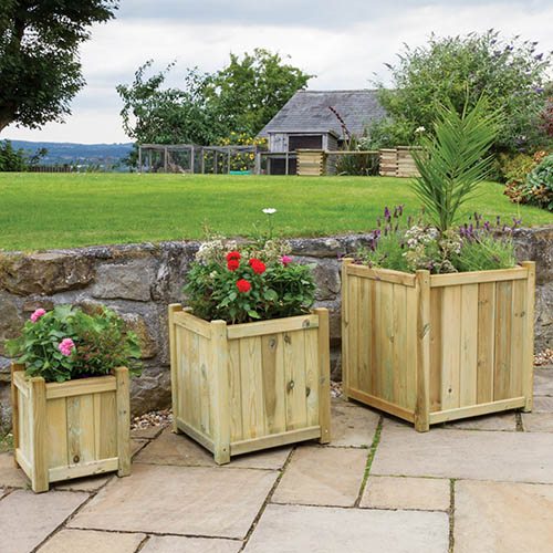 Holywell Wooden Planters