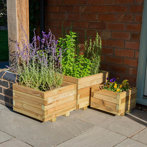 Kendal Square Planter - Set of 3