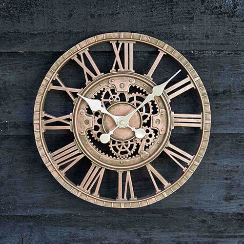 Newby Mechanical Clock Bronze 12"