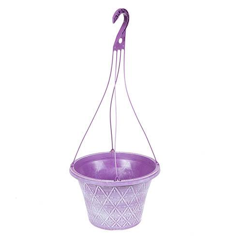 Prisma Hanging Basket 30cm (12in) Raisin-Purple