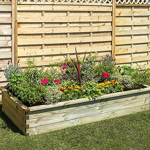 Rectangular Sleeper Raised Bed