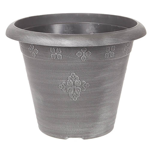 Silver Medley Round Planter