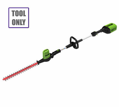 Greenworks G60PHT 60v Cordless Long Reach Hedgecutter (Bare Tool)