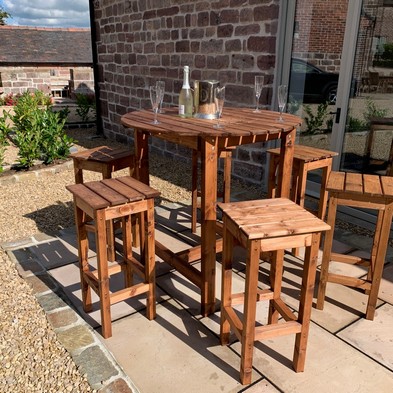 Alfresco Garden Chair Set by Charles Taylor - 6 Seats