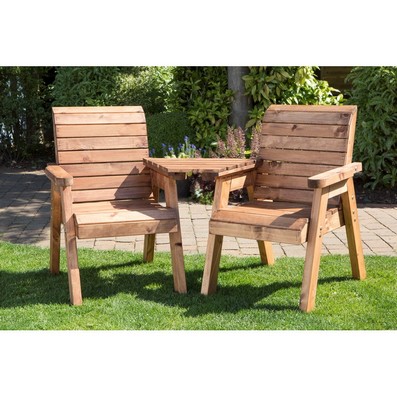 Charles Taylor 2 Seat Tete-a-tete Garden Bench & Table