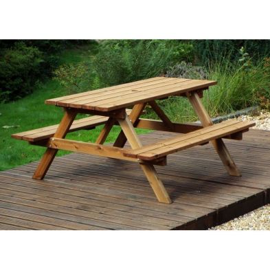 Grand Garden Picnic Table by Charles Taylor - 6 Seats
