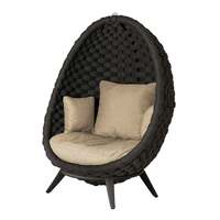 Alexander Rose Cordial Luxe Dark Grey Lucy Chair with Base, Kvadrat Dune