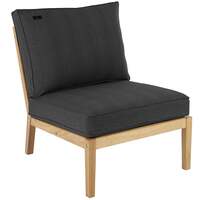 Alexander Rose Roble Lounge Middle Module with Cushions (FSC 100%), Oatmeal