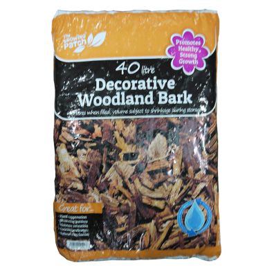 Growing Patch Decorative Woodland Bark (40 Litre)