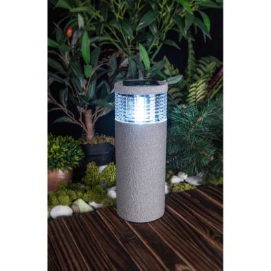 2 Pack Solar Garden Stake Light White LED - 40.5cm by Bright Garden