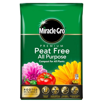 20 x Miracle-Gro Premium Peat Free All-Purpose Compost 40 Litre