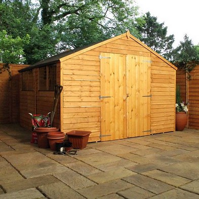 Mercia 10' 2" x 9' 11" Apex Shed - Budget Dip Treated Overlap
