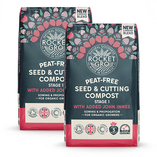 Peat Free Seed & Cutting Compost with John Innes 20L x2