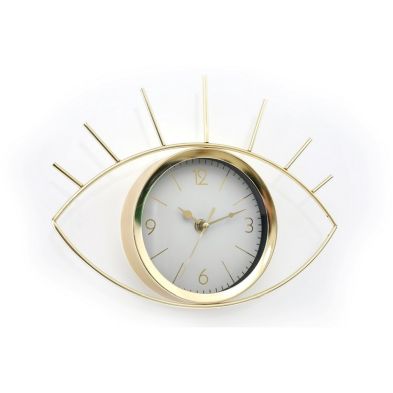 Golden Colour Eye Clock 30cm