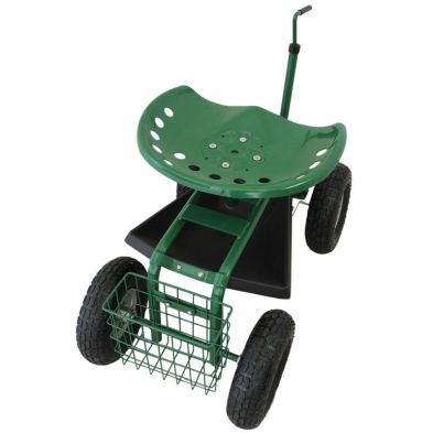 Heavy Duty Wheeled Garden Cart Seat by Raven