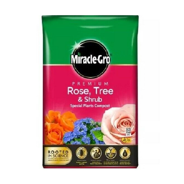 Miracle-Gro Rose Tree Shrub Peat Free 40L