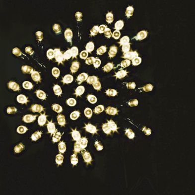 25 LED Warm White 2.4m String Christmas Lights