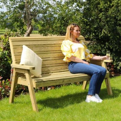 Freya Garden Bench by Zest - 3 Seats
