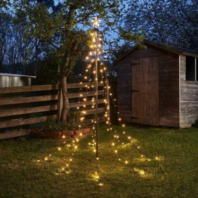 String Pole Christmas Light Yellow Outdoor by Astralis