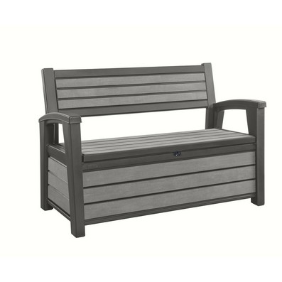 Hudson Garden Storage Bench by Keter - 2 Seats