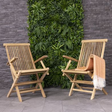 Essentials Garden Chair Set by Wensum - 2 Seats