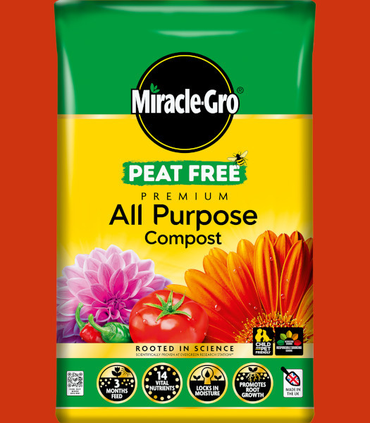 80L Miracle-Gro Peat Free Compost (2x 40L)