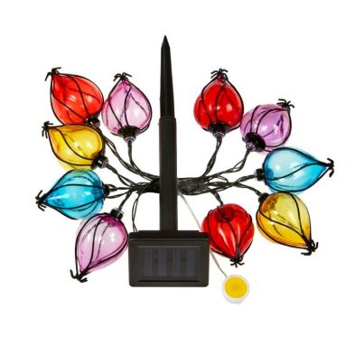 Balloon Solar Garden String Lights 10 Multicolour LED - 4.7m by Smart Solar