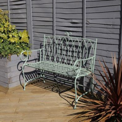 Deco Garden Bench by Wensum - 2 Seats