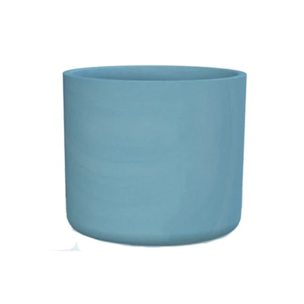 Round Ocean Reclaim Pot Blue 35cm