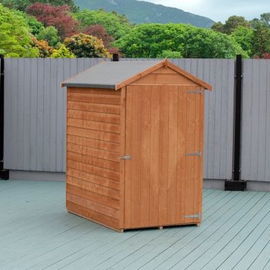 Shire 5' 3" x 3' 2" Apex Shed - Budget Dip Treated Overlap