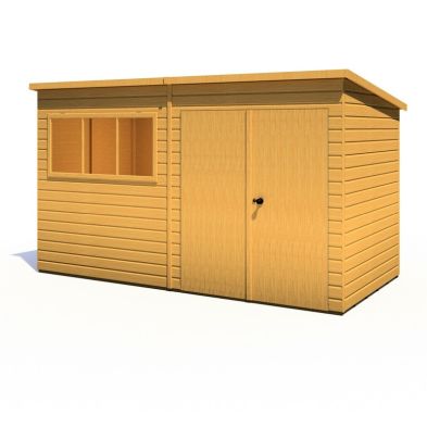 Shire Ranger 5' 10" x 11' 9" Pent Shed - Classic Coated Shiplap