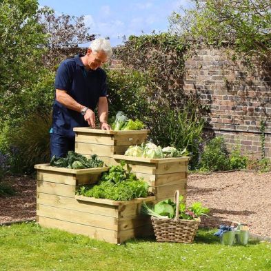 4 Tier Garden Planter by Zest