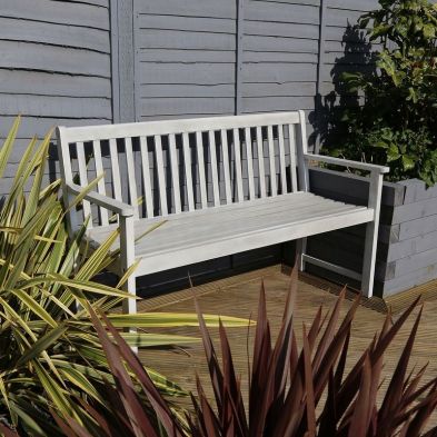 Acacia Wood Garden Bench by Wensum - 2 Seats