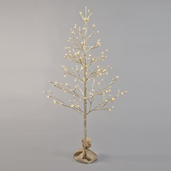 4 Foot Christmas Tree Light Feature with LED Lights Warm White