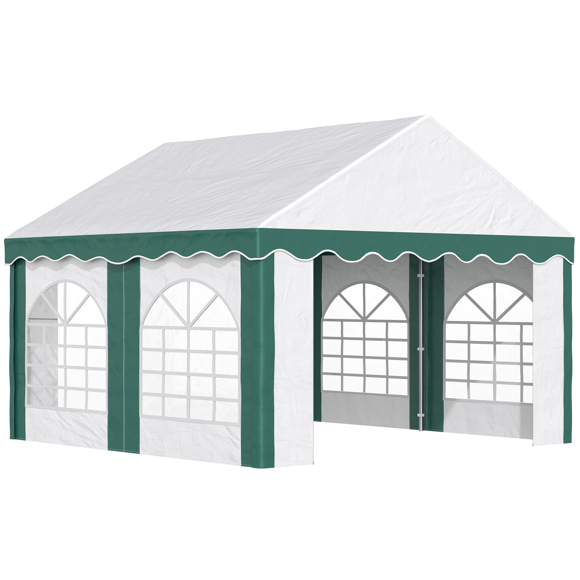 4 x 4m Garden Gazebo with Sides