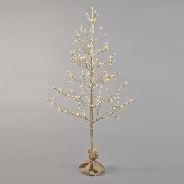 6 Foot Christmas Tree Light Feature with LED Lights Warm White