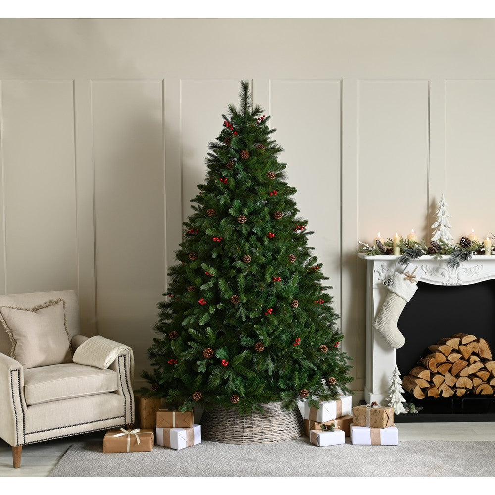 7ft Ben Nevis Pine Christmas Tree Artificial - Dark Green 1361 Tips