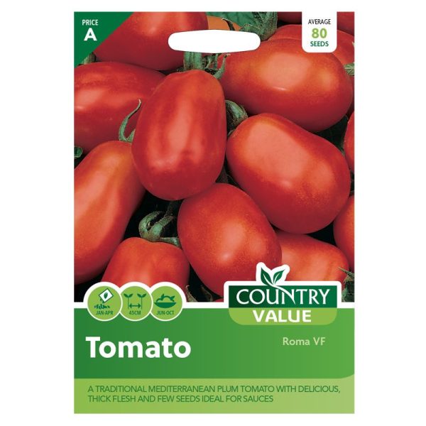 Country Value Tomato Roma VF Seeds