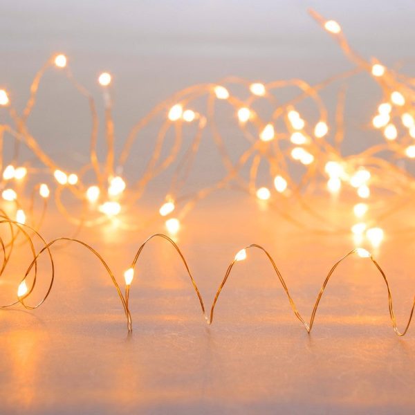 Dewdrop Fairy Christmas Lights Multifunction Amber Indoor 400 LED - 19.95m