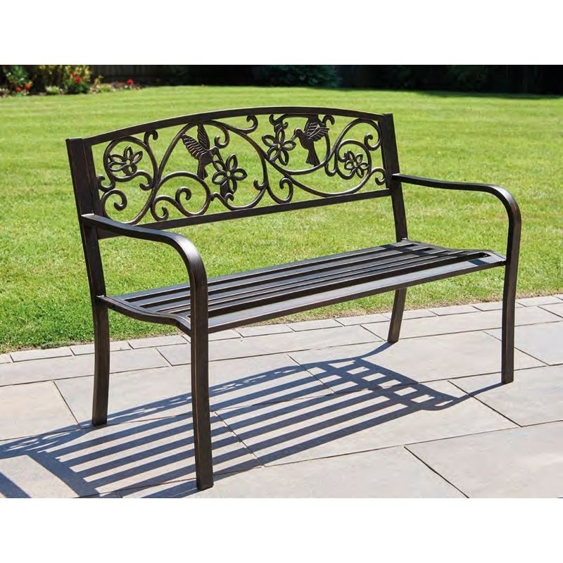 Hummingbird Garden Bench by Greenhurst - 2 Seats