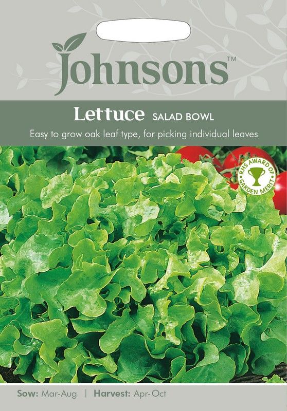 Johnsons Lettuce Salad Bowl Seeds