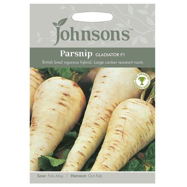 Johnsons Parsnip Gladiator F1 Seeds