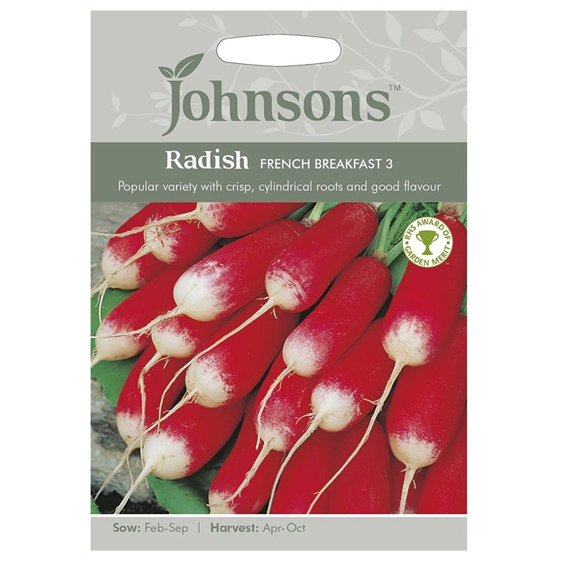 Johnsons Radish French Breakfast Seeds